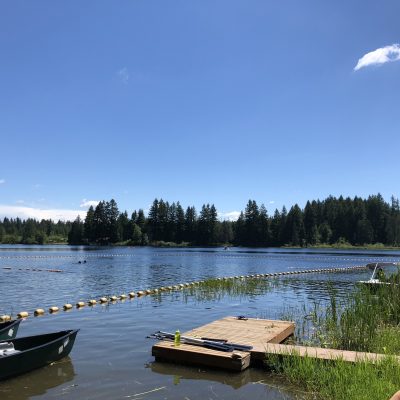 Deep Lake Dock & Swimming Area