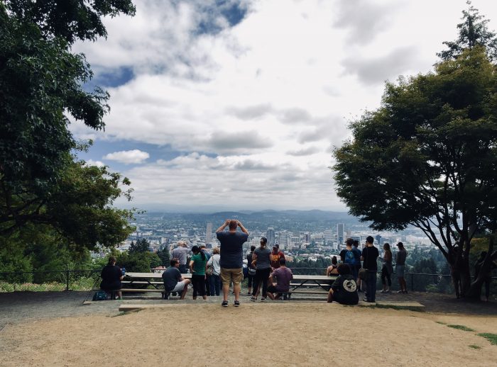 Views of Portland at Pittock Mansion